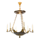 Baguès House. Empire style chandelier in gilded bronze. 1950s.