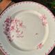 Antique plate – Opaque porcelain from Gien – Fuchsia pink decoration