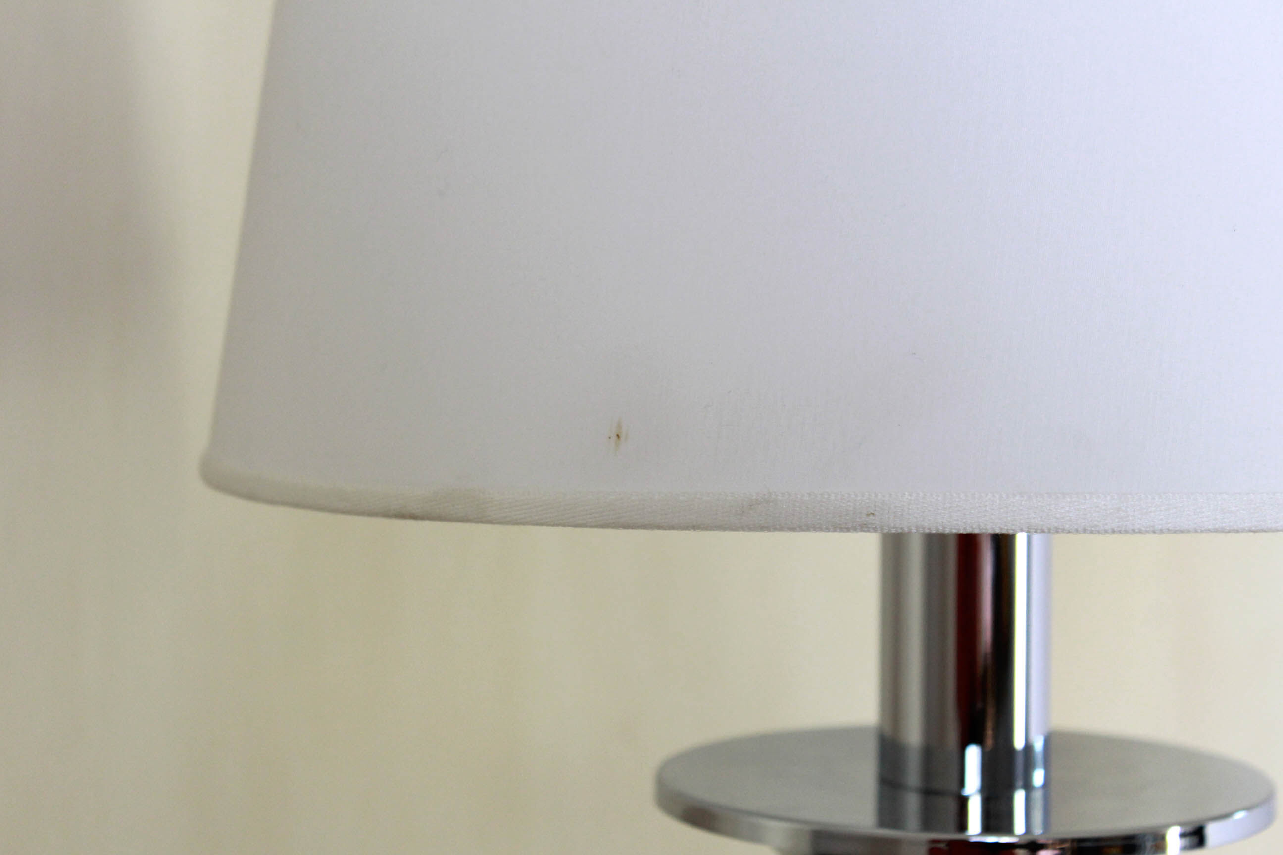 1950s vintage chromed table lamp