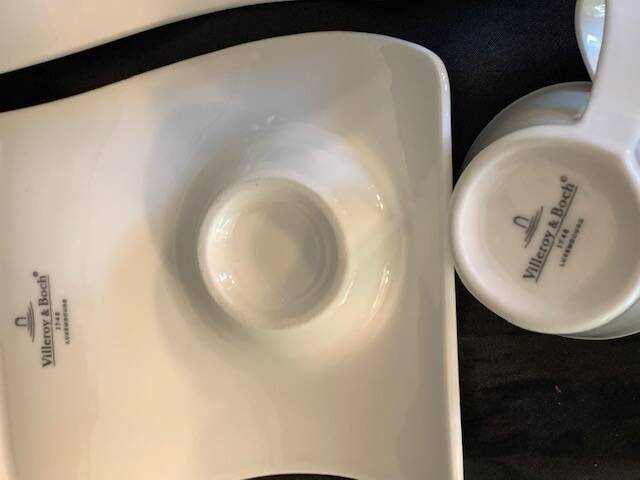 Villeroy and Boch wave coffee cup and saucer