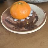 2 small Vallauris plates signed by Fonck and Mateo.