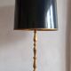 Lampe vintage en laiton et marbre