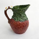 Large pitcher of strawberry slushie