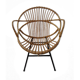 Fauteuil en rotin vintage