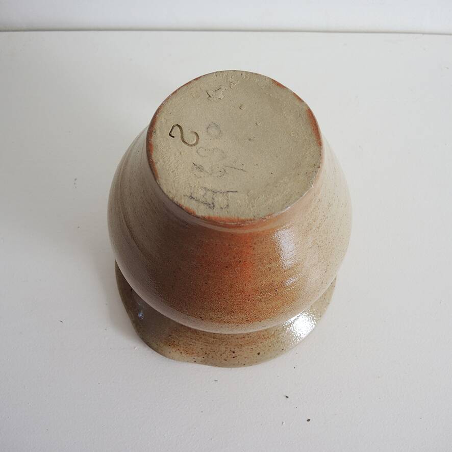 Antique stoneware water carafe