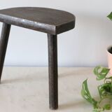 Farm tripod stool, rustic, vintage