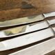 Couteaux vintage en inox dans boite