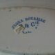 Ravier former creil earthenware and Rockery Flora model Montere