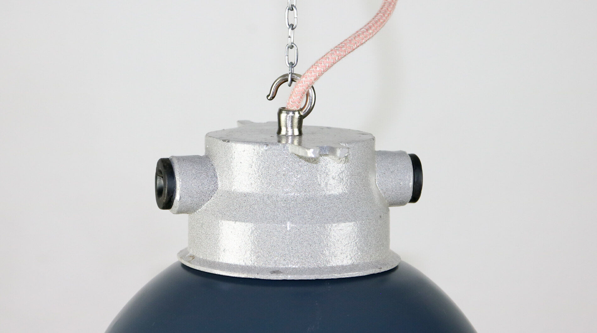 Vintage antracite industrial hanging light from TEP