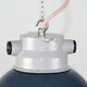 Vintage antracite industrial hanging light from TEP