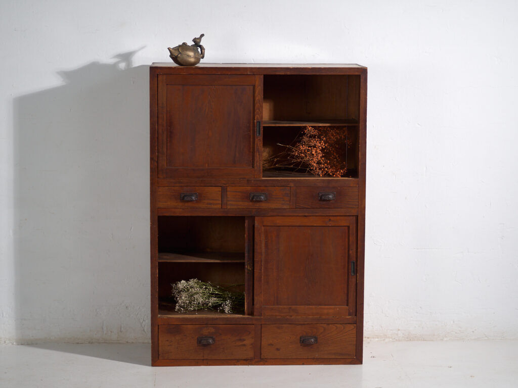 Antique Japanese sliding door wardrobe – Meiji period (c.1900-1920) #67