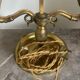 Antique Bouillotte Lamp 2 Lights Swan Lucien Gau Gilded Bronze Empire Napoleon