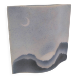 Vase en porcelaine décorée Virebent France