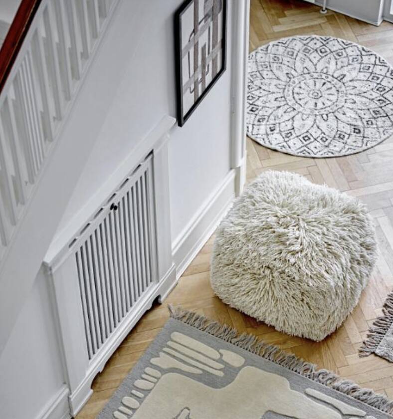Bloomingville wool pouf