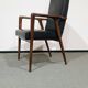 Vintage teak armchair by Josef Hillerband for Wilkhahn 1960s