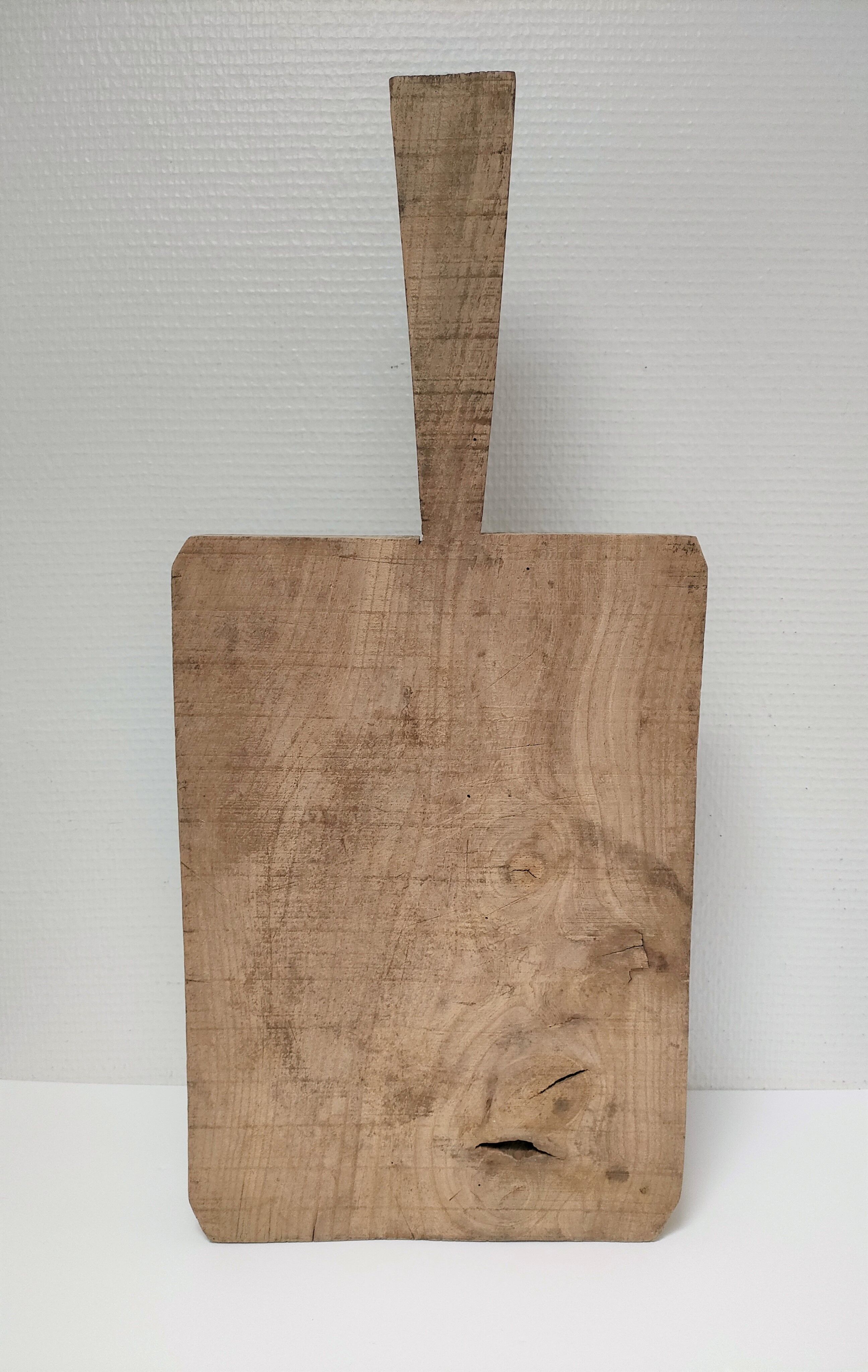 Cutting board XXL log early XXth H. 59 cm