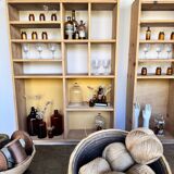 Raw wood shelf