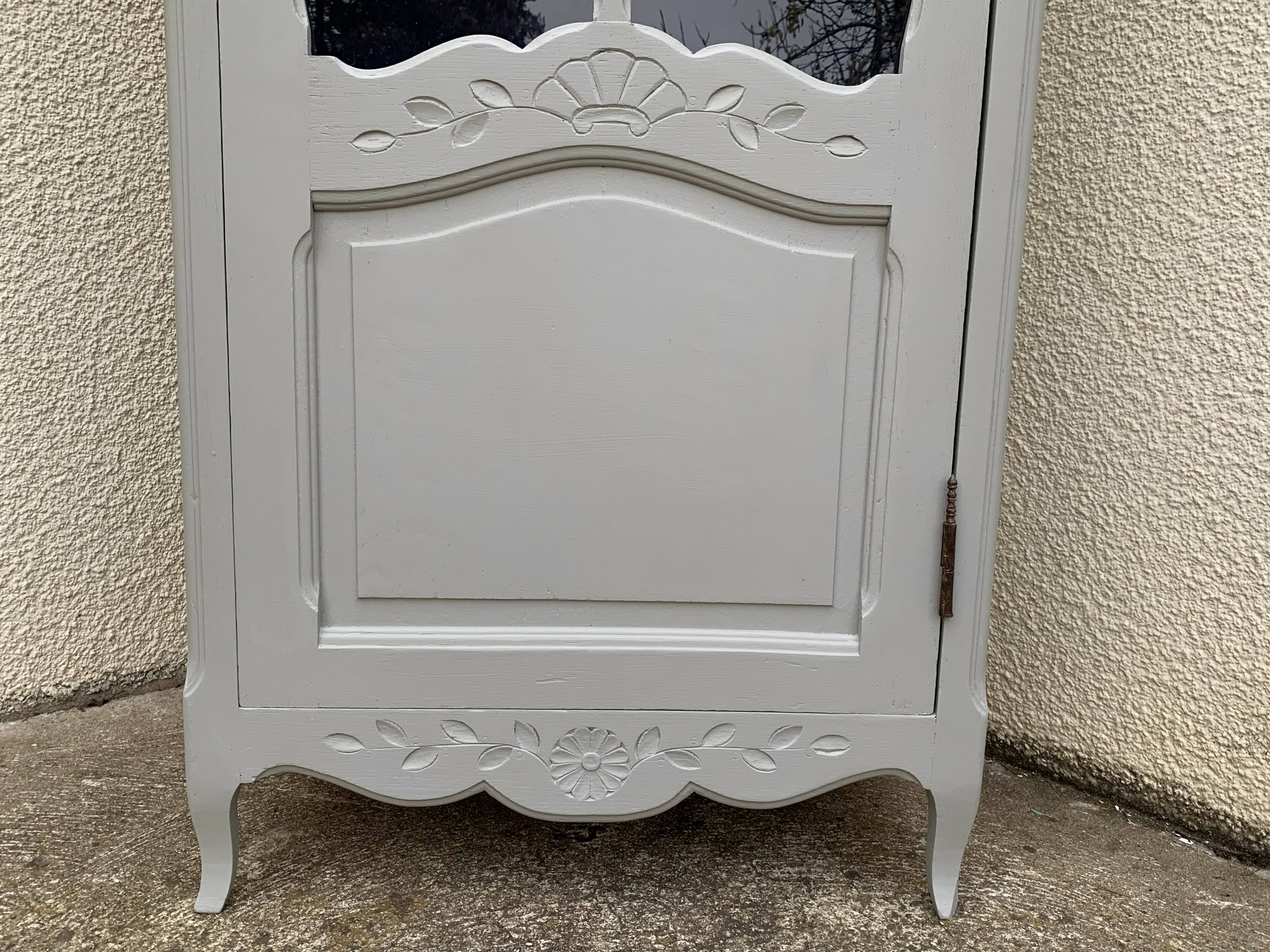 1930s Parisian glass-fronted wardrobe