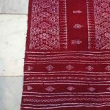 Kilim red wool handmade