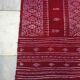 Kilim red wool handmade