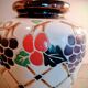 Cloisonné ceramic round vase
