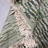 Tapis vert chiné 155x250cm