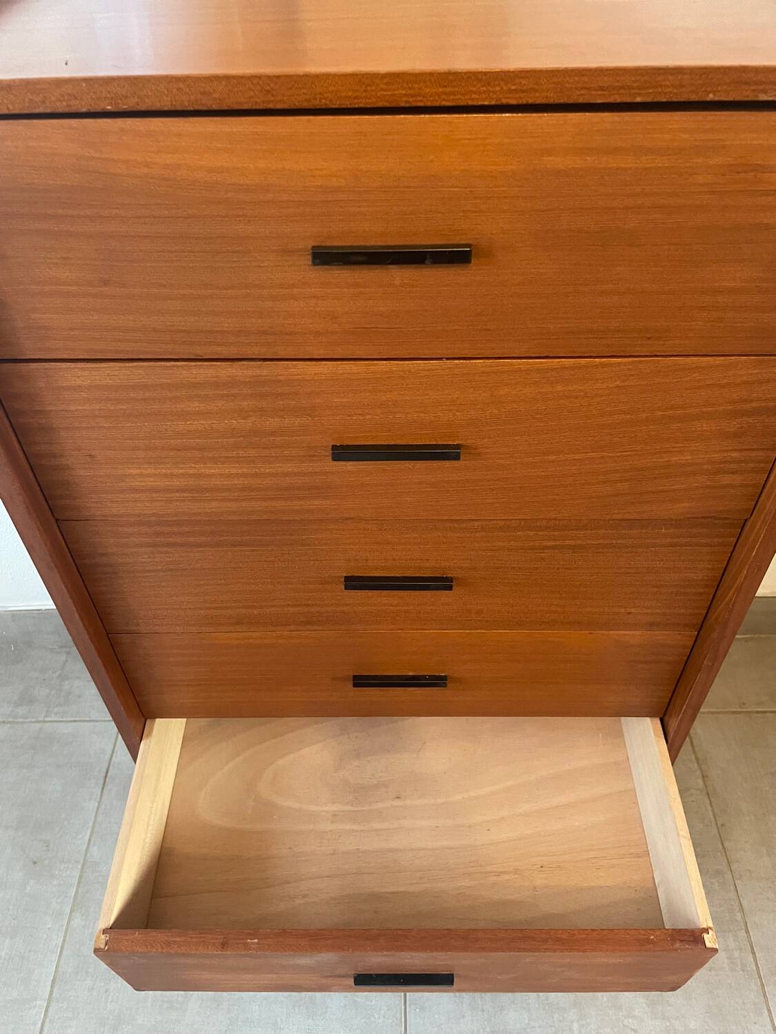 Vintage teak chest of drawers