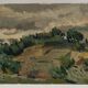 OIL ON CARDBOARD BY JEAN DENIS MALCLES LANDSCAPE 1933