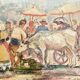 French Artist, Expressionist Scene, Oil Painting, 1941, Framed