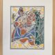 Pierre clamagirand, known as clama (1934-2015). mixed media.