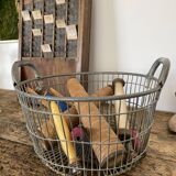 Metal industrial basket