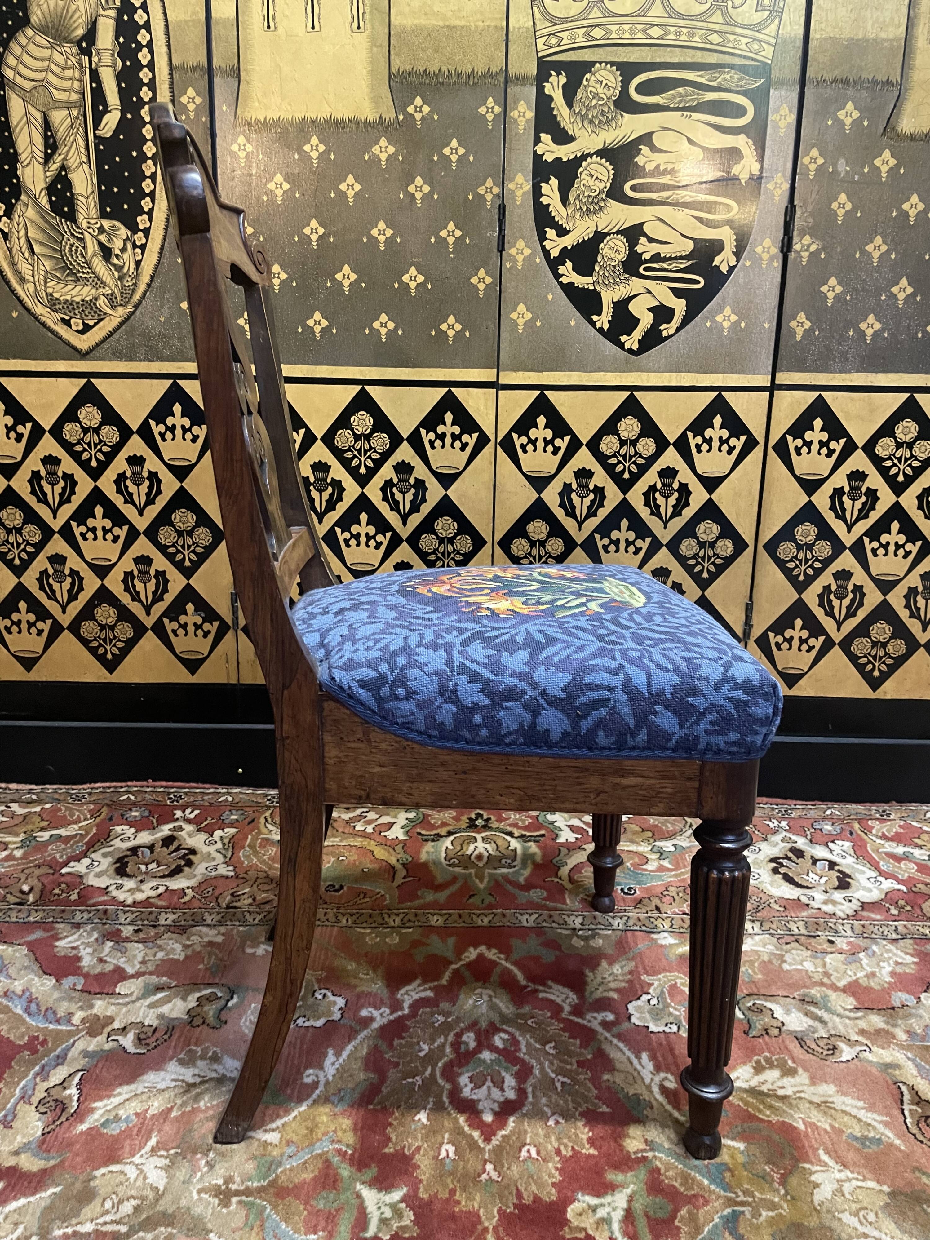 Set of 6 English chairs - Victorian