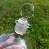 Set of 3 retro glass bottles