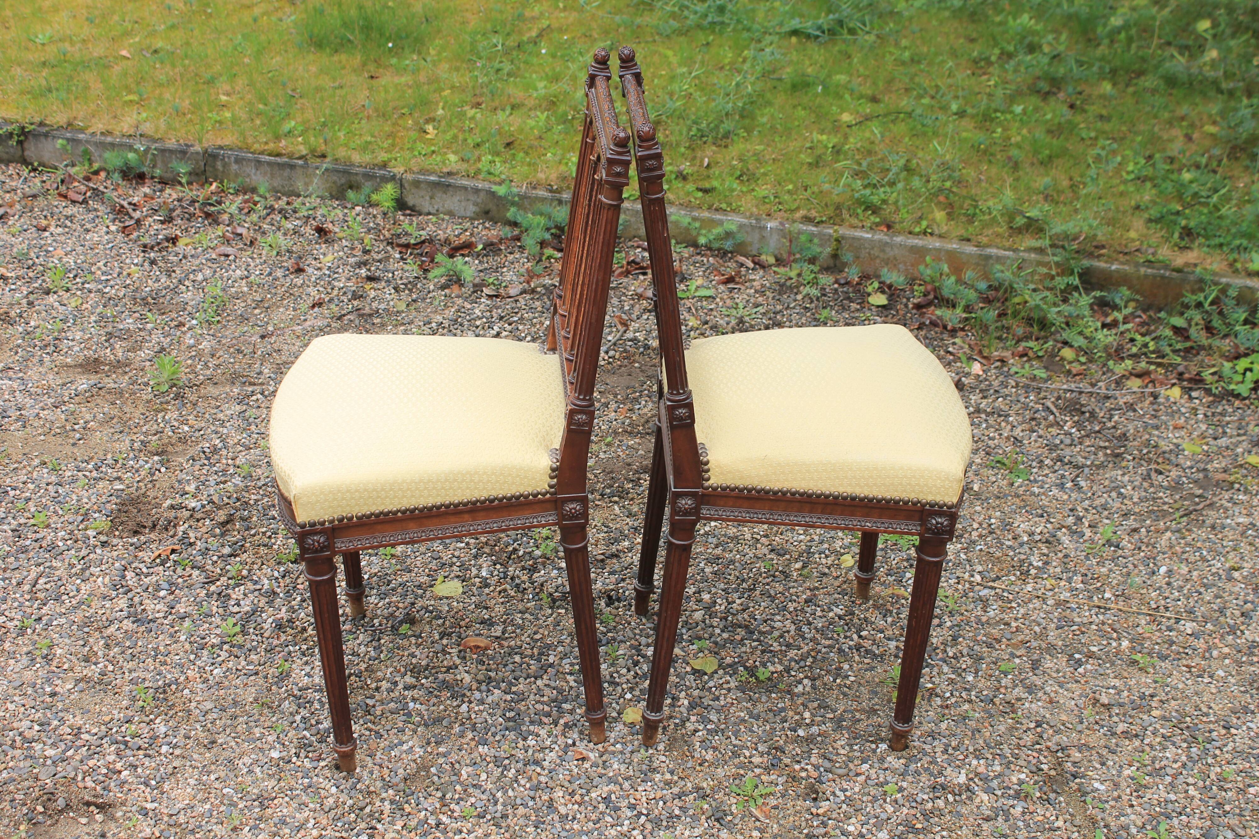Pair of Napoleon III chairs