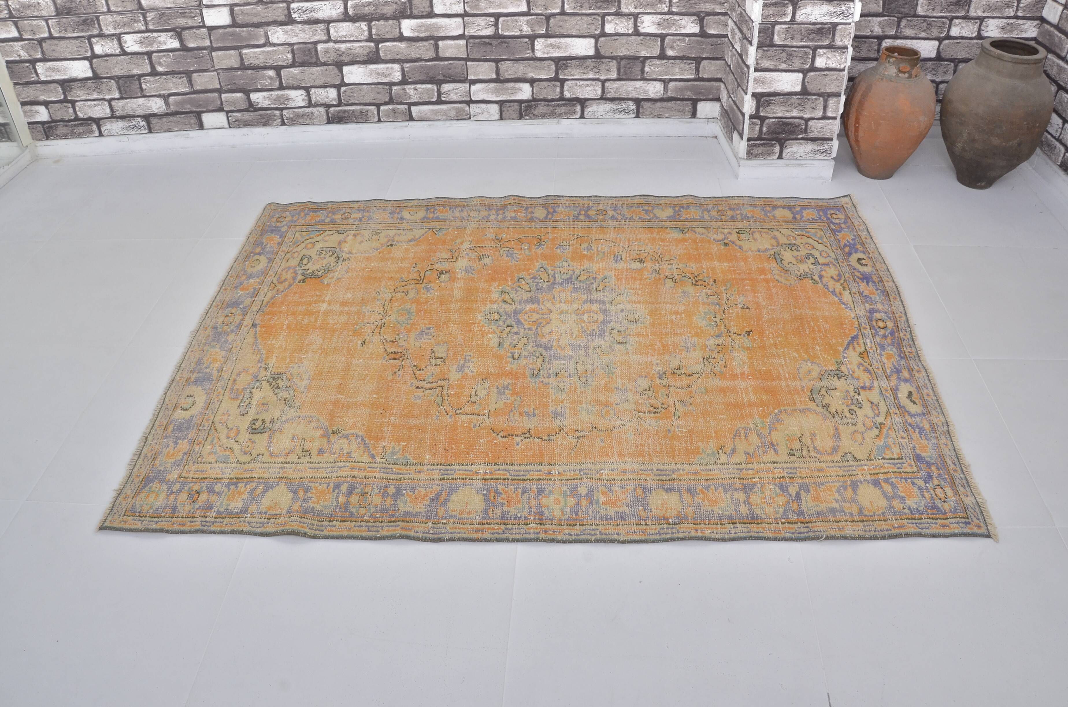 Vintage OushaK tURKİSH cARPET SKU1346