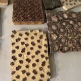 Set of 8 printing plates XIXth