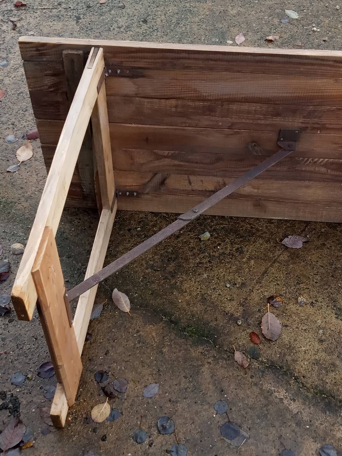 Table de ferme pliante