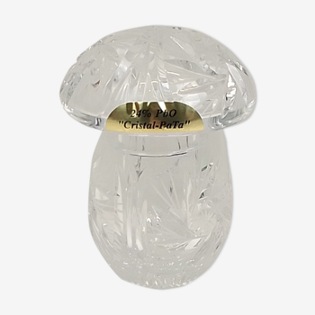 Boîte en cristal forme champignon 10 cm