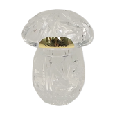 Mushroom-shaped crystal box 10 cm