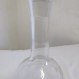 Carafe avec bouchon en verre ancienne