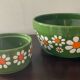 Duo vintage plant pot West Germany
