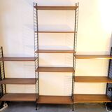 Large Modular String Shelf Scandinavian 1970s