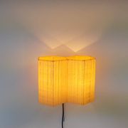 Molecular Double Light Honeycomb Flush Mounts in Fiberglass, 1950s, Set of 2
