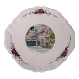 Plat à tarte sarreguemines orbernai