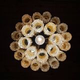 Murano glass chandelier Tronchi by Venini, Italy, 1960s