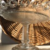 Moulded glass compotier