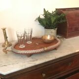 Former marine platter in rosewood