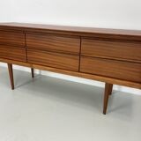 Vintage sideboard with 6 drawers from Austinsuite design by Frank Guille from the 1960s.