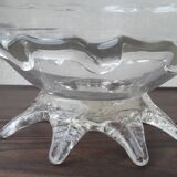 Glass fruit bowl
