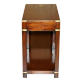 Kennedy Harrods military campaign console with two drawers